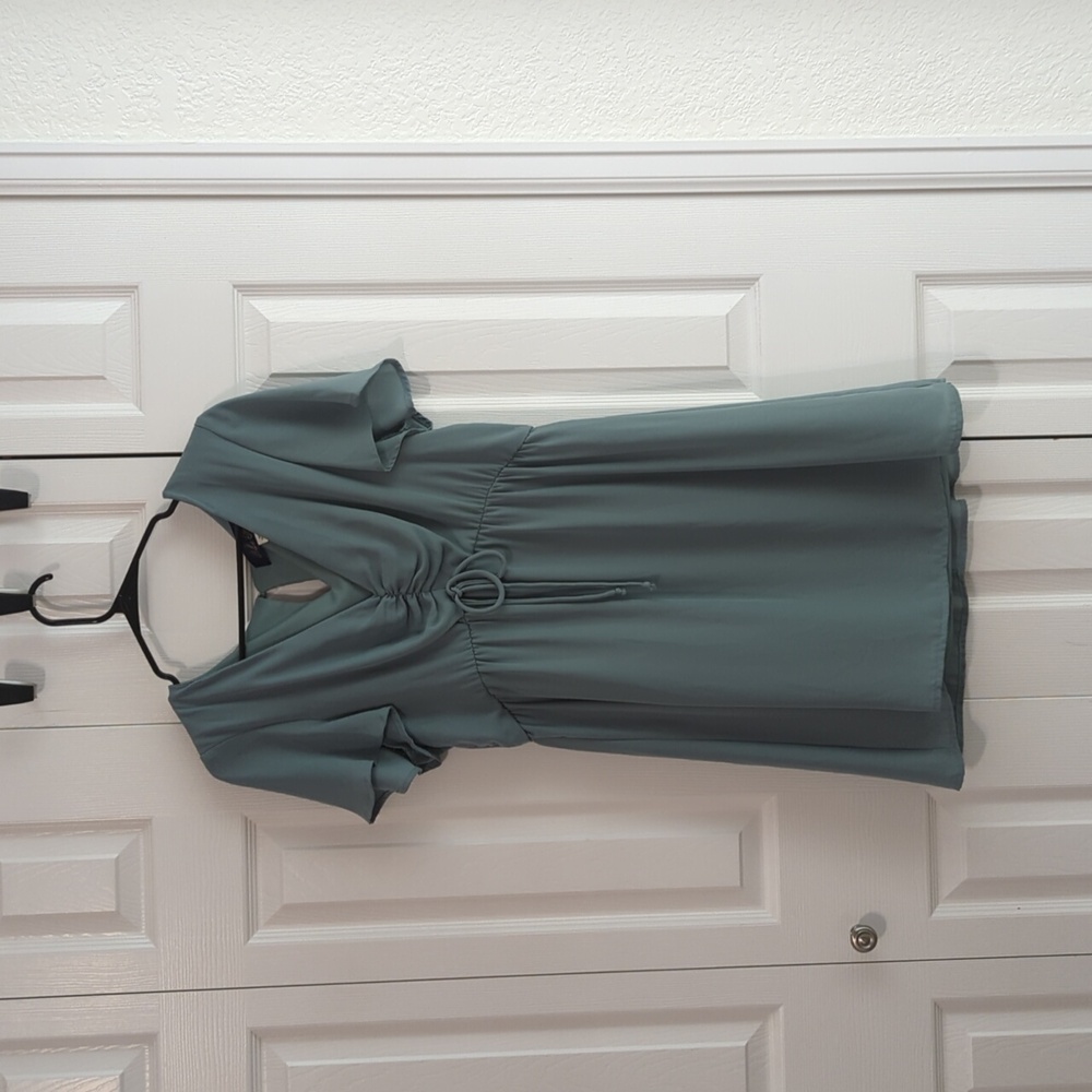 Mint green dress